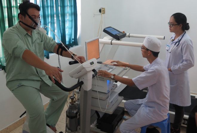 Phòng tập phục hồi chức năng tim đầu tiên ở Việt Nam