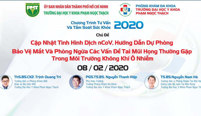 Livestream với chủ đề liên quan đến dịch Corona diễn ra tại Trường đại học Y khoa Phạm Ngọc Thạch.