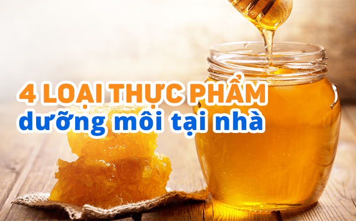 4 loại thực phẩm giúp dưỡng môi tại nhà