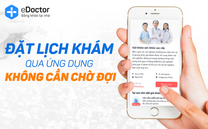 Đặt lịch khám qua app - Nói không với chờ đợi