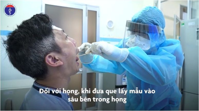 [Video] Cách lấy mẫu xét nghiệm nCoV của Bộ Y tế