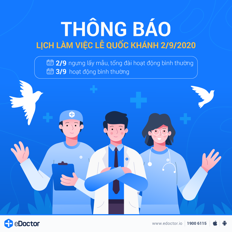 Thông báo lịch làm việc lễ 2/9