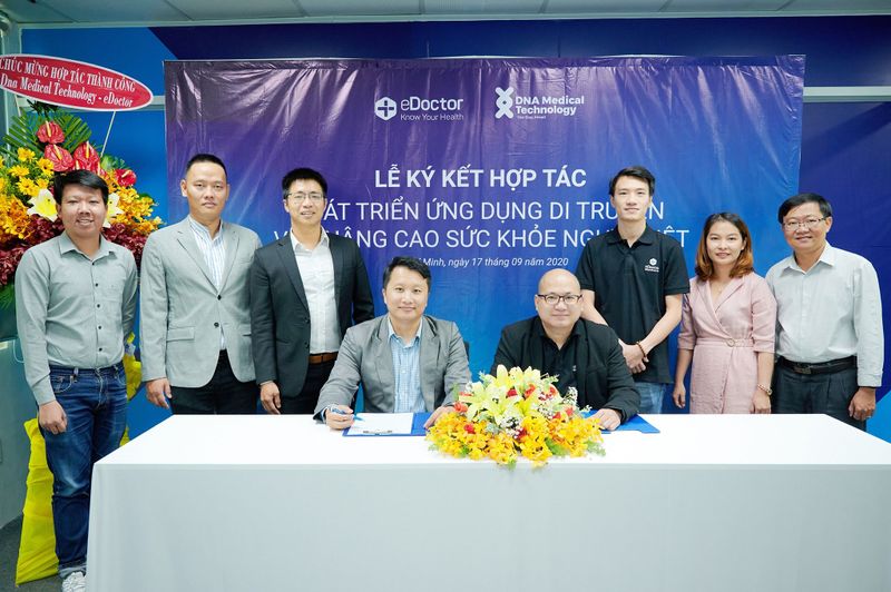 eDoctor và DNA Medical Technology hợp tác nâng cao sức khỏe người Việt Nam