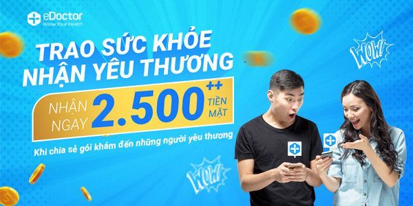 Trao sức khỏe - nhận yêu thương: Ưu đãi 15% khi giới thiệu các dịch vụ tại eDoctor