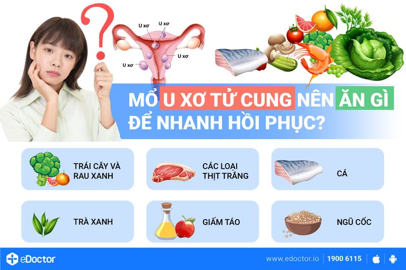 Phụ nữ mổ u xơ tử cung nên ăn gì để phục hồi tốt nhất?