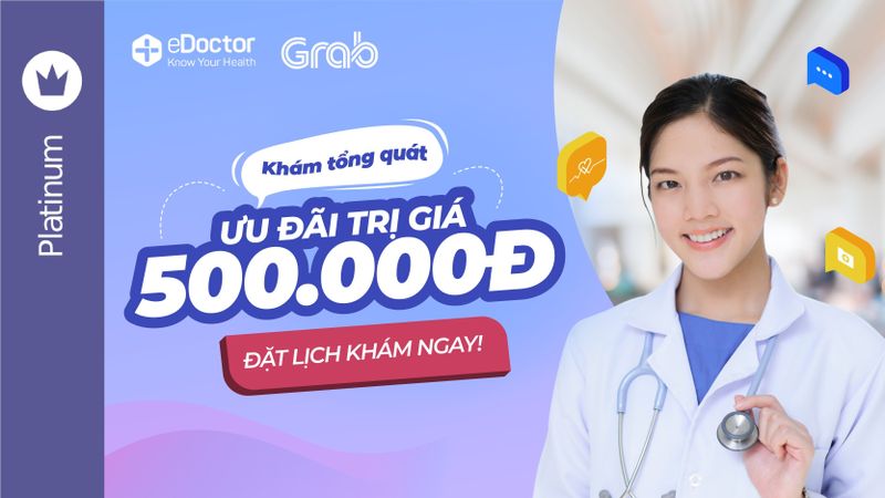 eDoctor đã có mặt tại Grab Reward, nhanh tay đổi điểm nhận voucher trị giá 500.000 VND