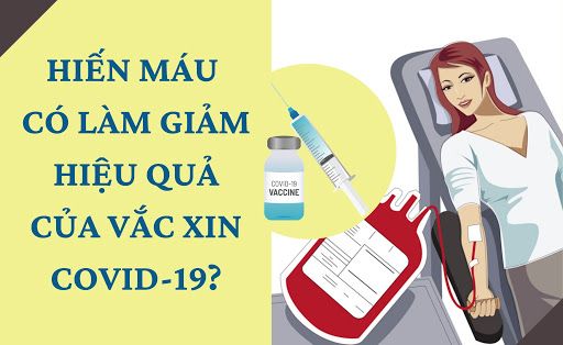 Sau khi tiêm vắc xin COVID-19 bao lâu thì có thể hiến máu?