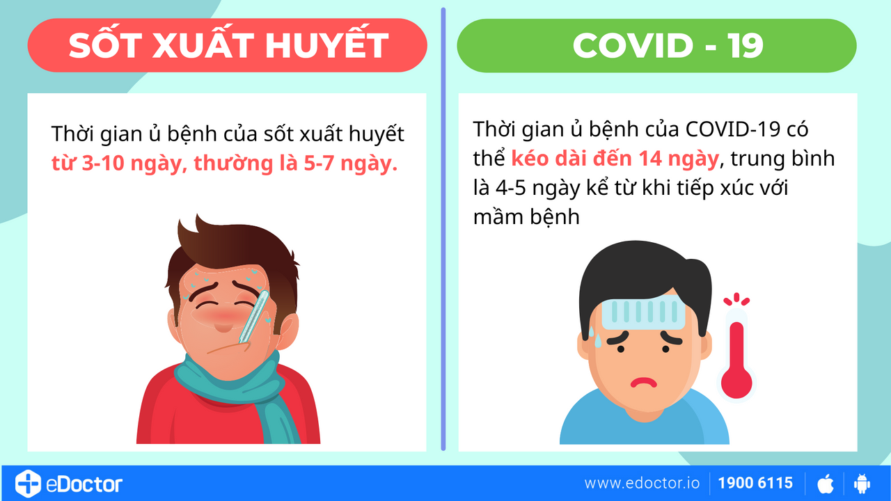 Mách bạn cách phân biệt sốt xuất huyết với sốt do COVID-19