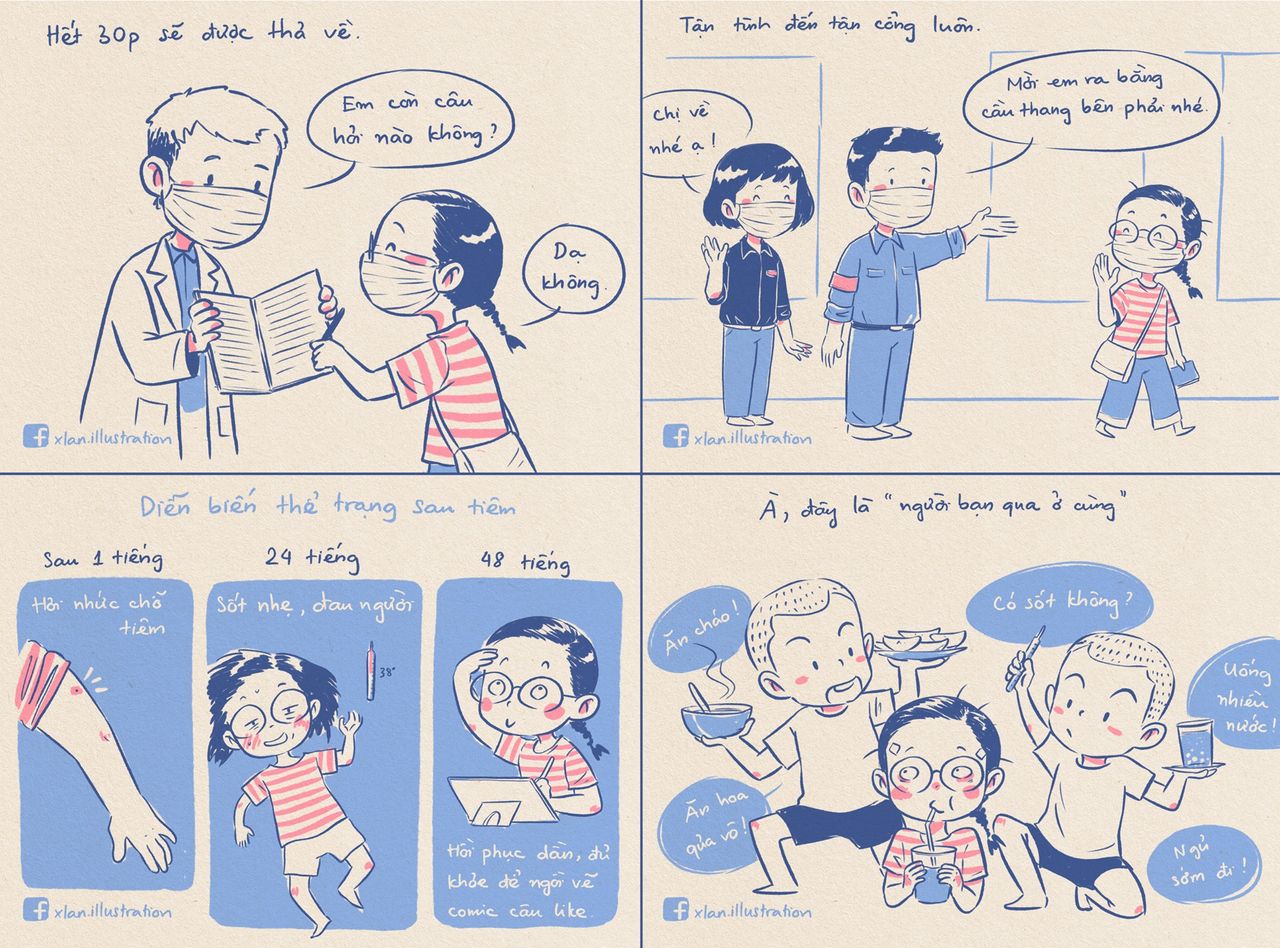 Trải nghiệm khi đi tiêm vaccine COVID-19 