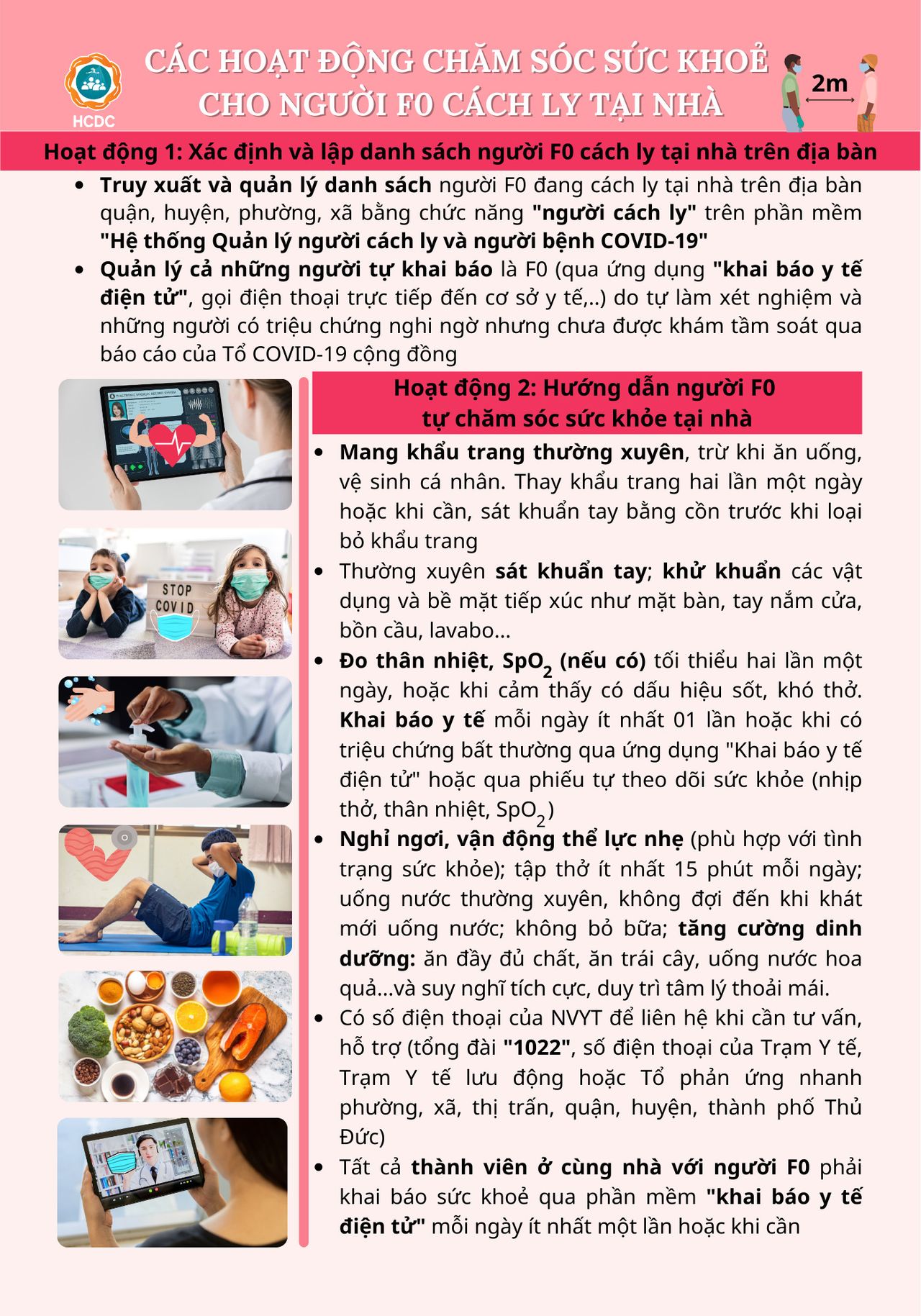 Hướng dẫn gói chăm sóc sức khỏe tại nhà cho người F0 - phiên bản 1.5