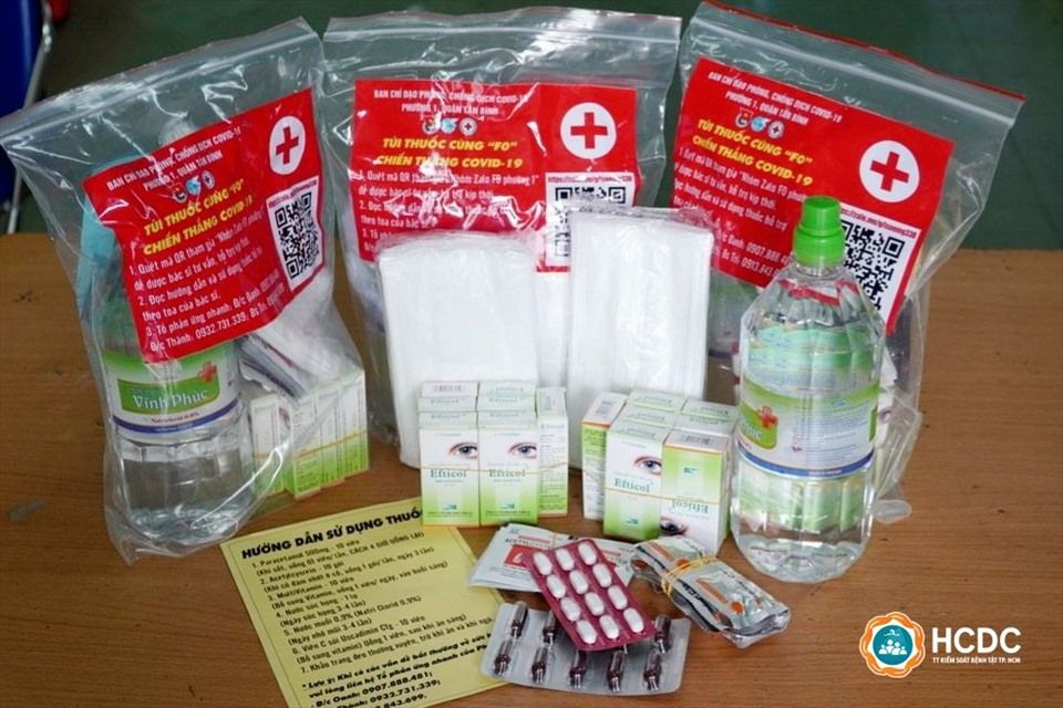 3 túi thuốc dành cho F0 điều trị tại nhà: Sử dụng sao cho đúng?