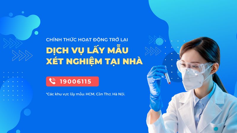 Thông báo: eDoctor chính thức mở lại dịch vụ lấy mẫu xét nghiệm tại nhà.