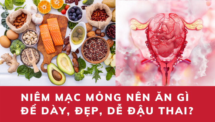 Niêm mạc tử cung mỏng, khó có con, nên ăn gì để cải thiện? 