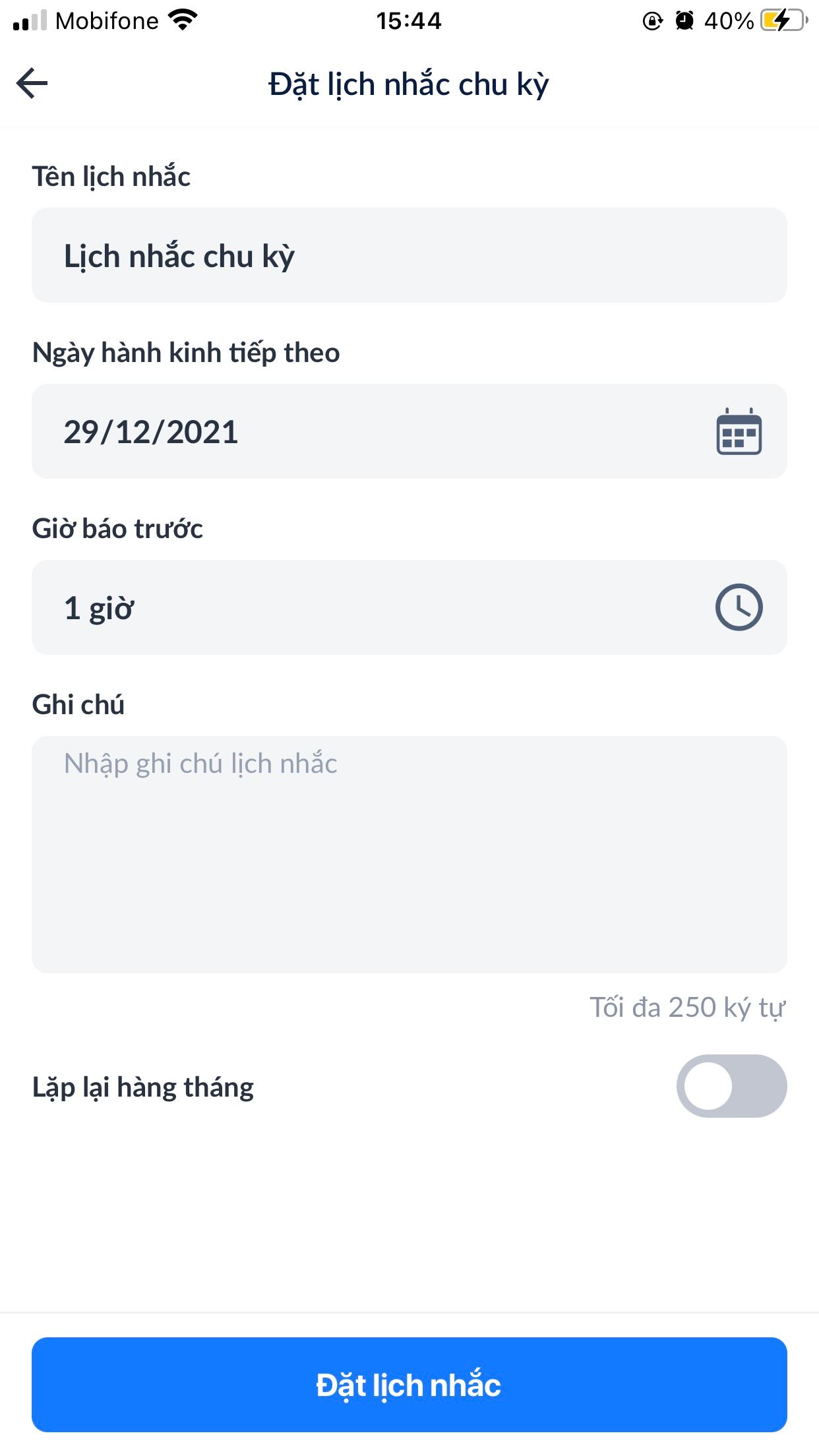 Tại sao phải theo dõi chu kỳ kinh nguyệt?