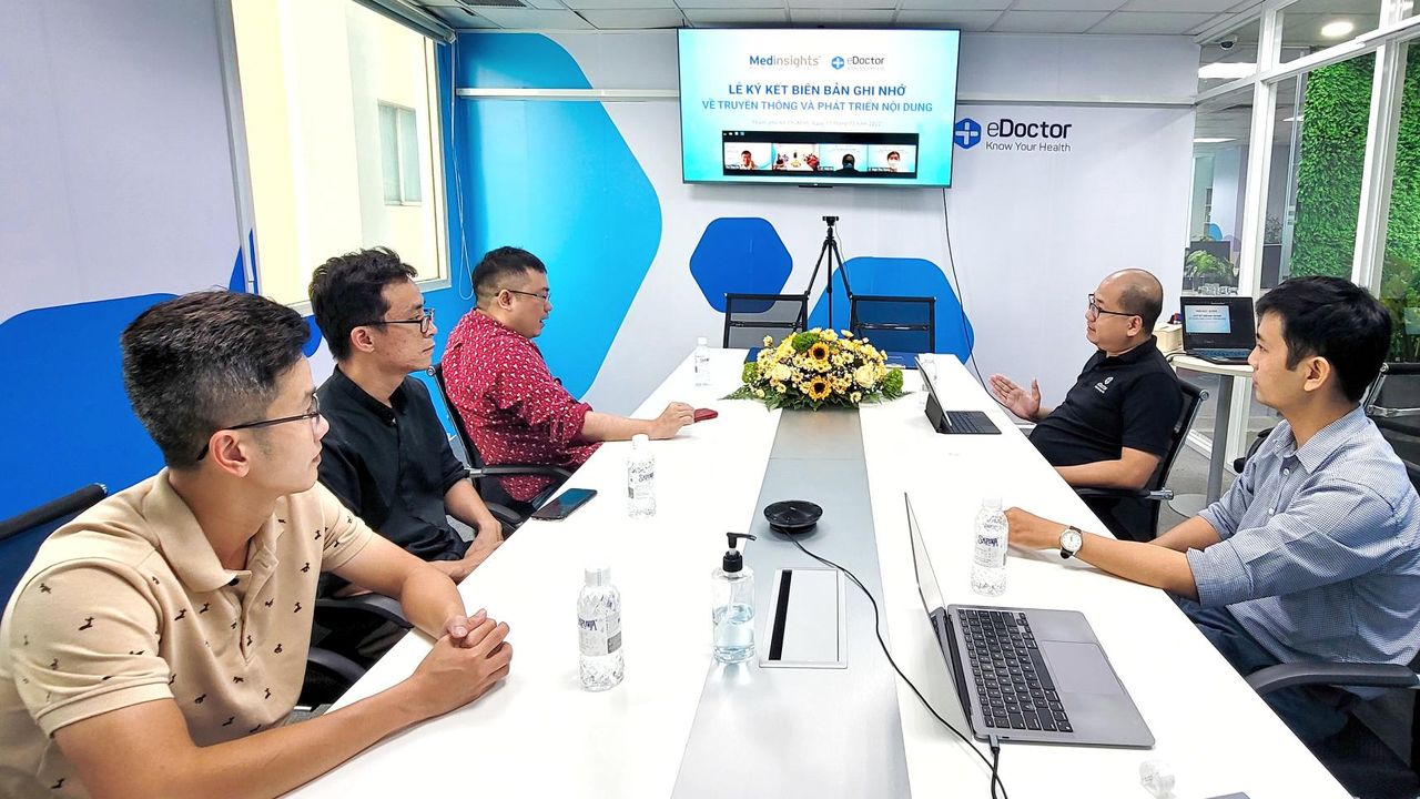EDOCTOR VÀ MEDINSIGHTS HỢP TÁC TRUYỀN THÔNG VÀ PHÁT TRIỂN NỘI DUNG.