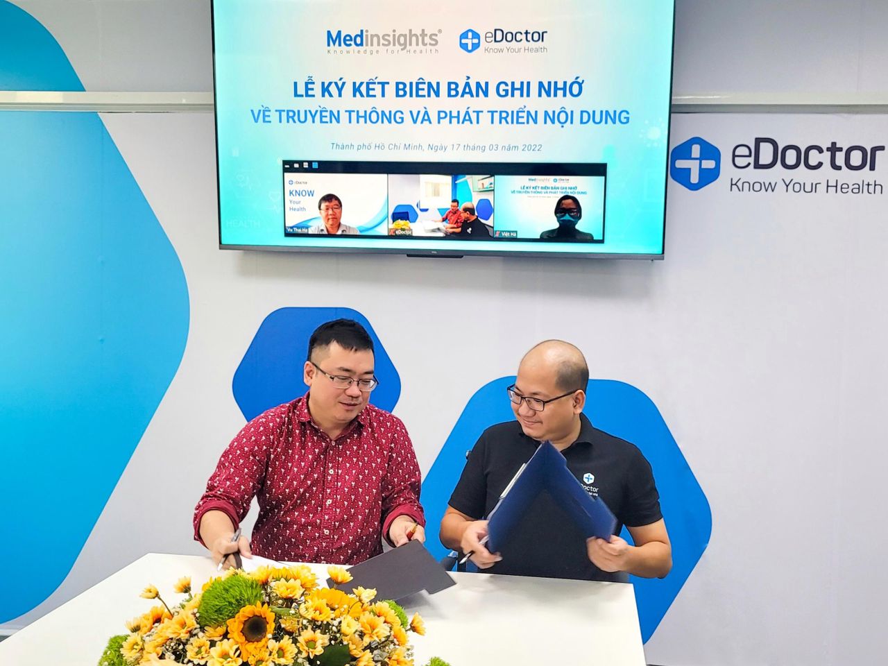 EDOCTOR VÀ MEDINSIGHTS HỢP TÁC TRUYỀN THÔNG VÀ PHÁT TRIỂN NỘI DUNG.