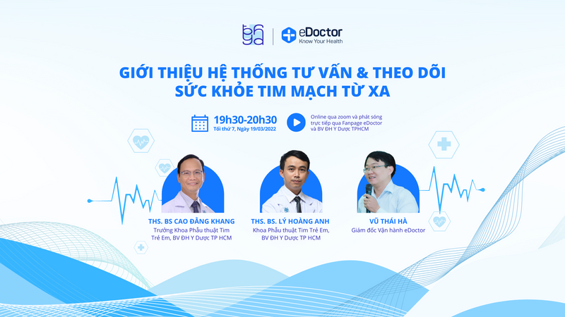 TRIỂN KHAI HỆ THỐNG TƯ VẤN VÀ THEO DÕI SỨC KHỎE TIM MẠCH TỪ XA MIỄN PHÍ