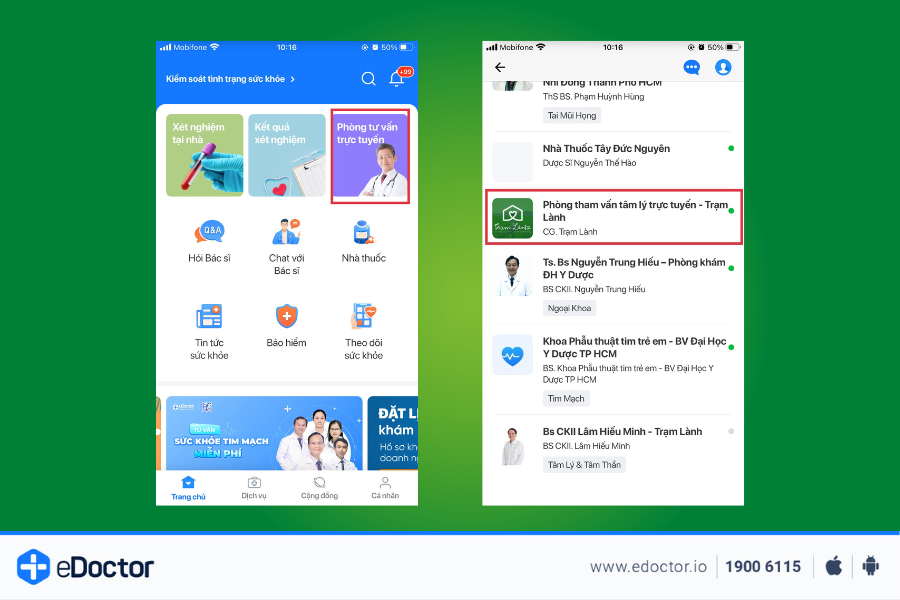 Phòng tham vấn tâm lý trực tuyến - Trạm Lành
