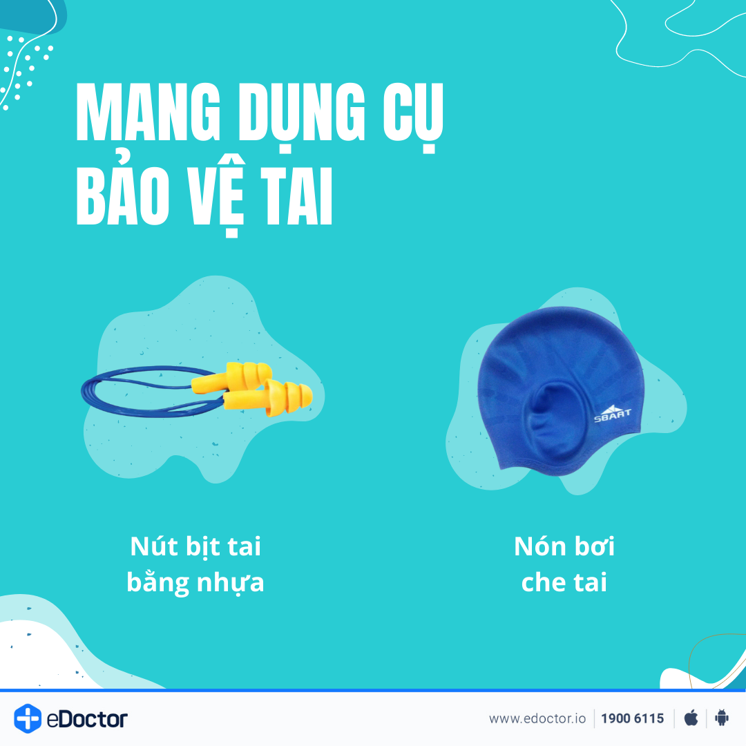 Cách chăm sóc tai khi đi bơi