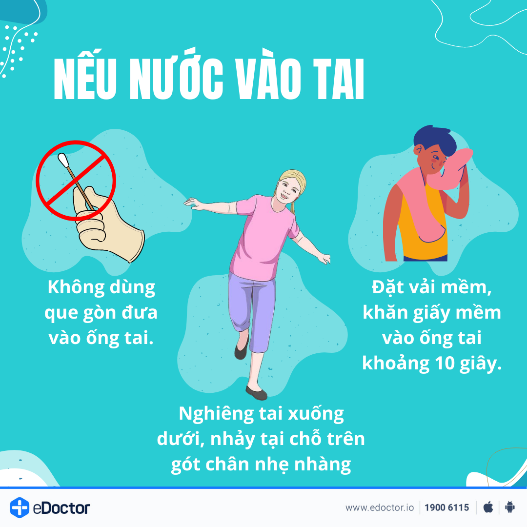 Cách chăm sóc tai khi đi bơi