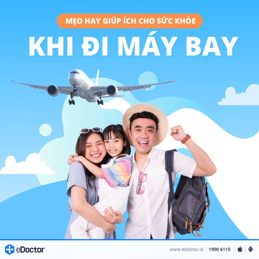 Mẹo hay giúp ích cho sức khỏe khi đi máy bay