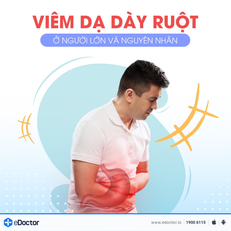 Viêm dạ dày ruột ở người lớn và nguyên nhân