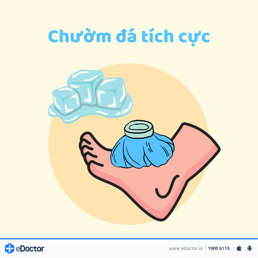 Cách sơ cứu khi trật mắt cá chân