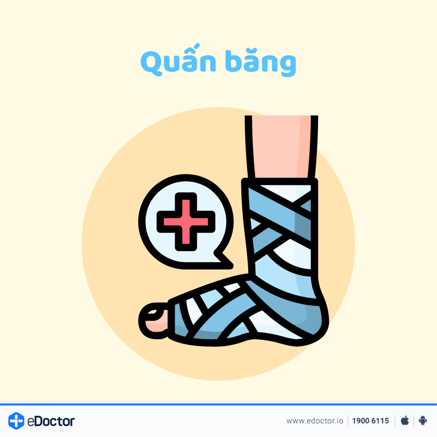 Cách sơ cứu khi trật mắt cá chân