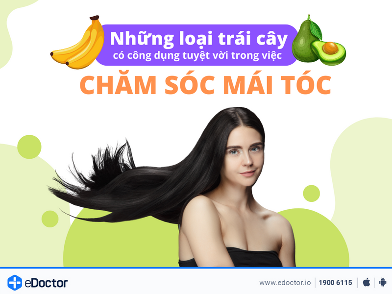 Những loại trái cây có công dụng tuyệt vời trong việc chăm sóc mái tóc