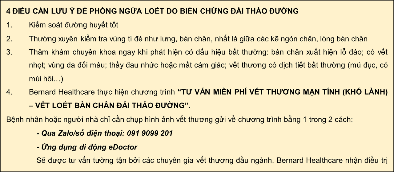 Bị loét bàn chân lâu không lành, khám ở đâu?