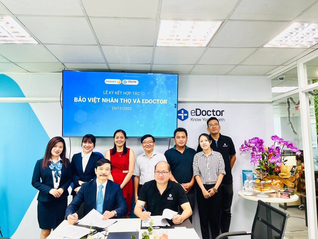 EDOCTOR KÝ HỢP ĐỒNG CUNG CẤP DỊCH VỤ THẨM DỊCH SỨC KHỎE CHO TỔNG CÔNG TY BẢO VIỆT NHÂN THỌ 