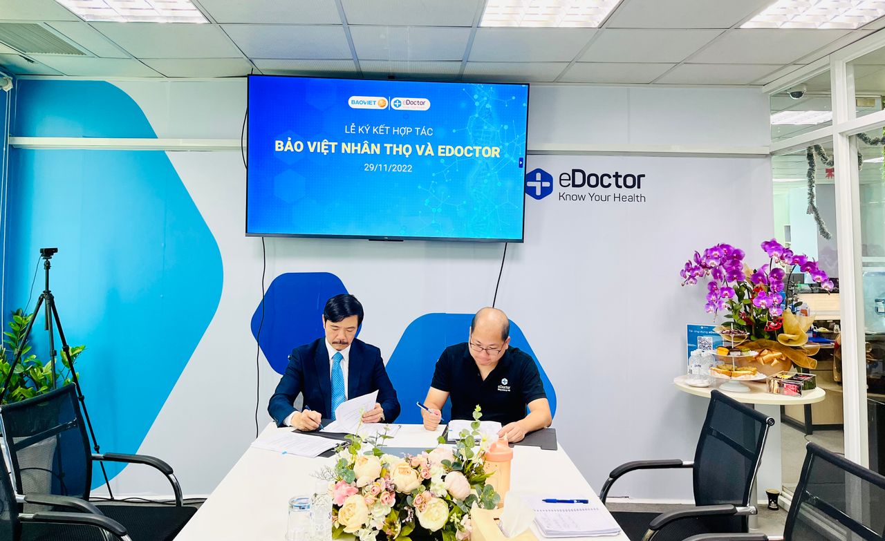 EDOCTOR KÝ HỢP ĐỒNG CUNG CẤP DỊCH VỤ THẨM DỊCH SỨC KHỎE CHO TỔNG CÔNG TY BẢO VIỆT NHÂN THỌ 