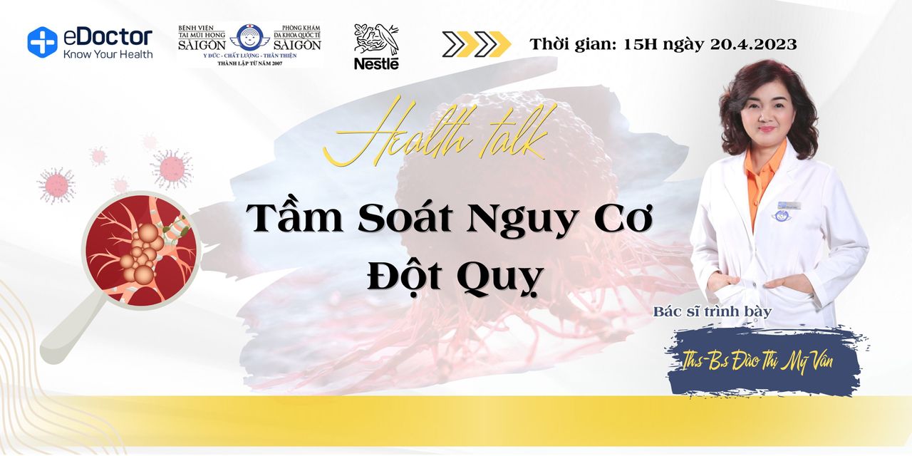 Hội thảo online: "Tầm soát nguy cơ đột quỵ"